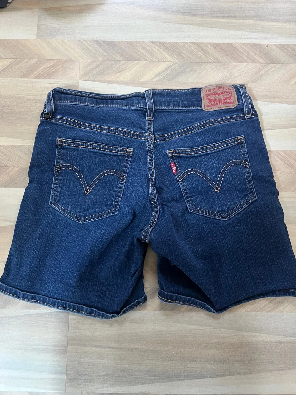 Levi’s Dark Wash Denim Shorts